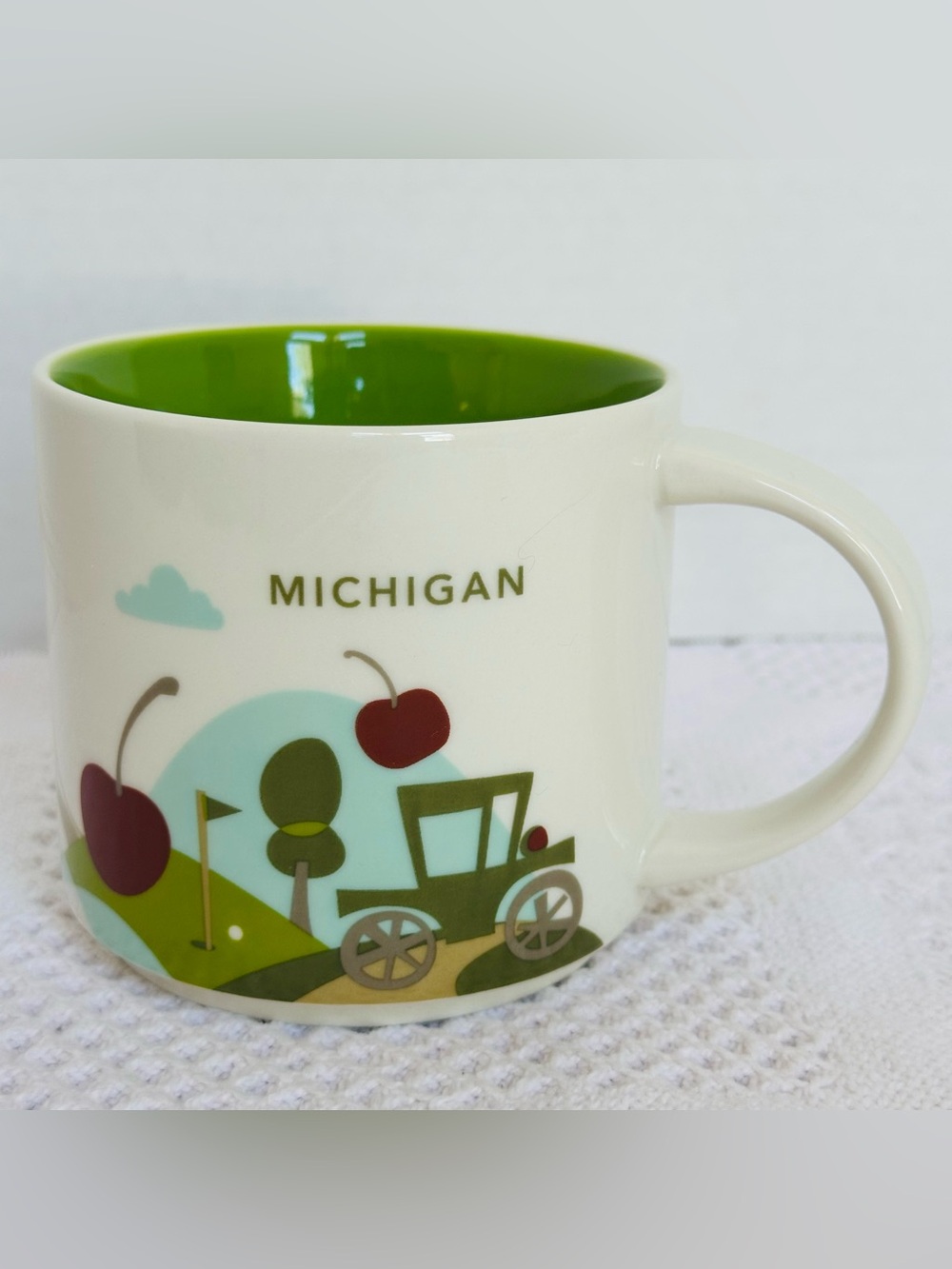 Starbucks Michigan You Are Here Collection Cup 14 oz Coffee Tea Mug 2017
